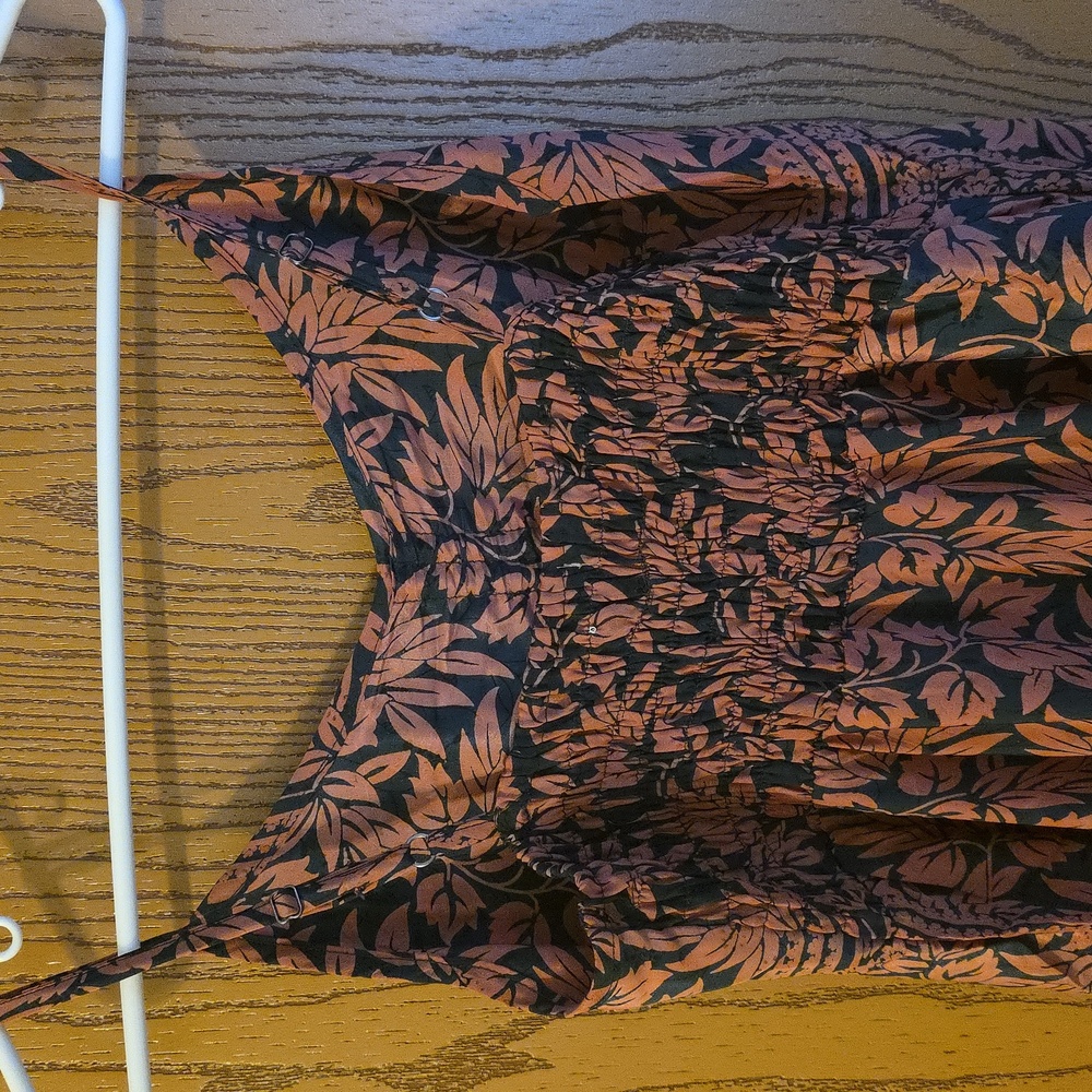 Floral Print Sleeveless Dress Karma Highway One Size, Best For S/M - Picture 3 of 4
